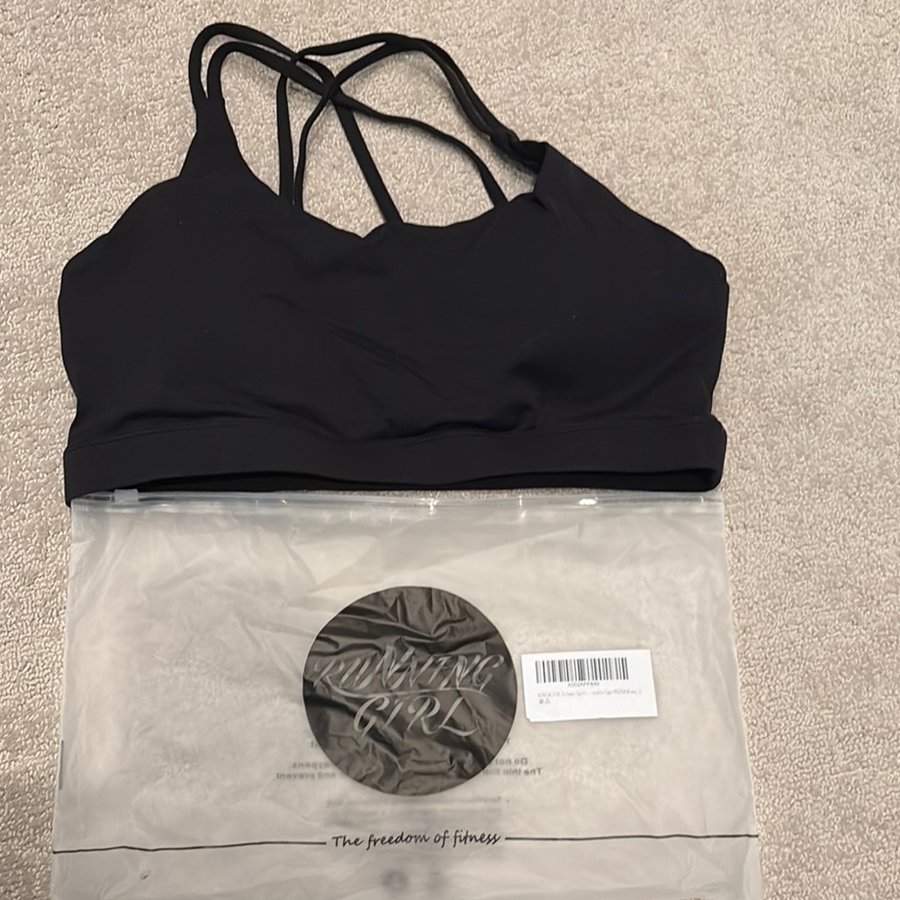 Black Sports Bra